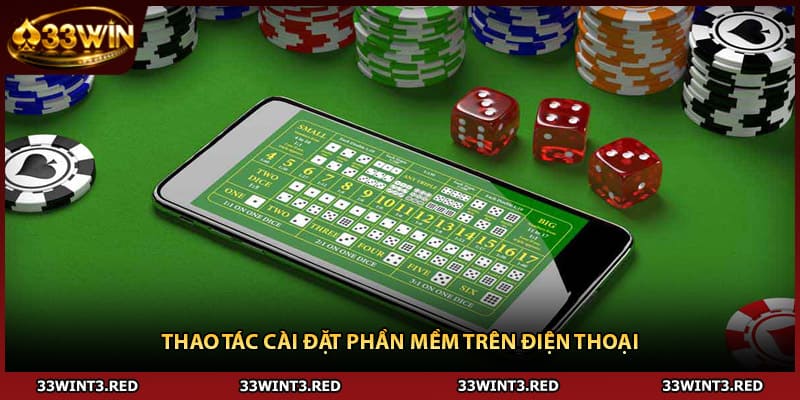 Thao tác cài đặt phần mềm trên điện thoại